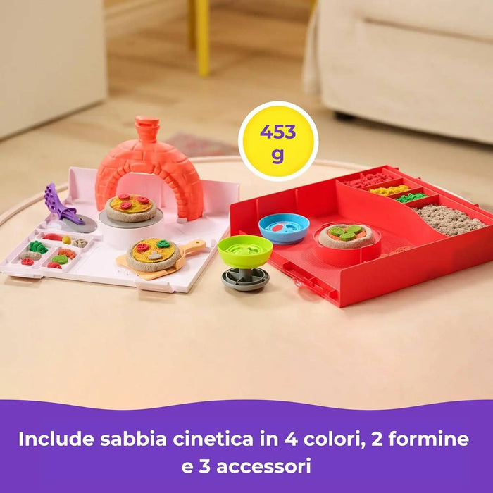 SPIN MASTER Kinetic Sand Squish Pizza Set - 6072551