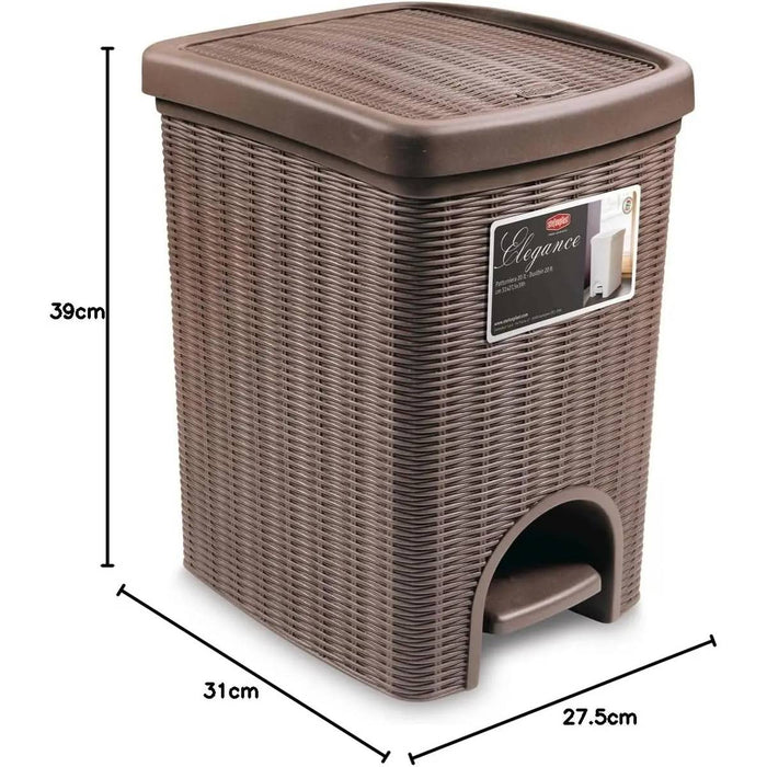 STEFANPLAST Pattumiera Elegance Tortora 20 Lt - 30802