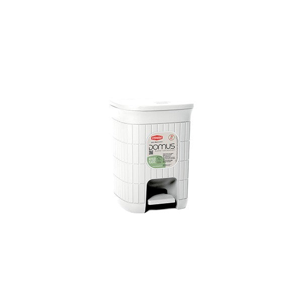 STEFANPLAST Pattumira Da Bagno Domus 6 Lt Bianco Polvere