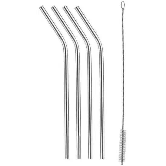 TESCOMA Cannucce In Acciaio Inox My Drink 4 Pz Con Spazzolina Per La Pulizia - 308866
