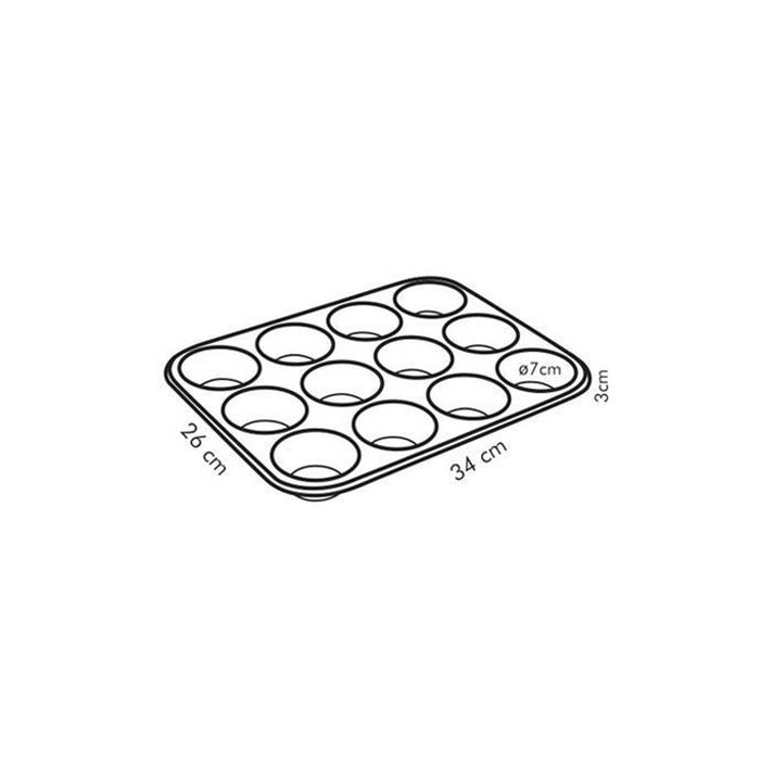 TESCOMA Stampo 12 Muffin - 3222