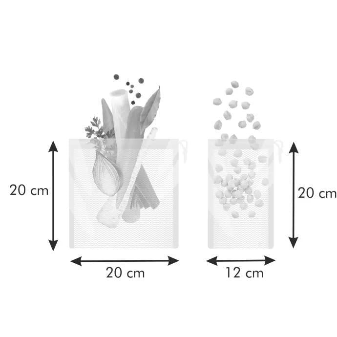 TESCOMA Sacchetti Di Rete, 2 Pz - 420667