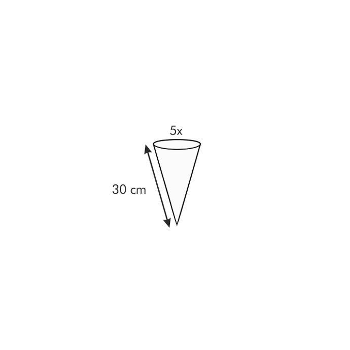 TESCOMA Sac A Poche 30 Cm Con Mini Beccuccio, 5 Pz - 630473