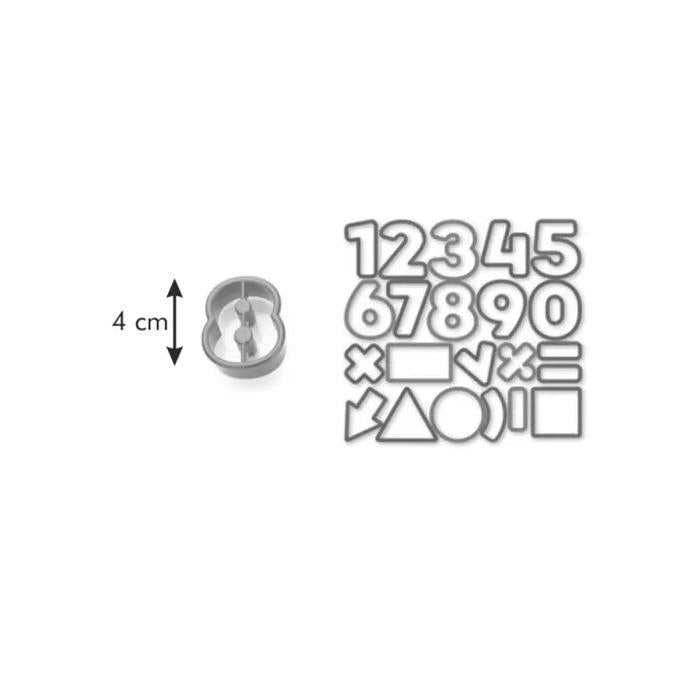 TESCOMA Tagliabiscotti Numeri, 21 Pz - 630926
