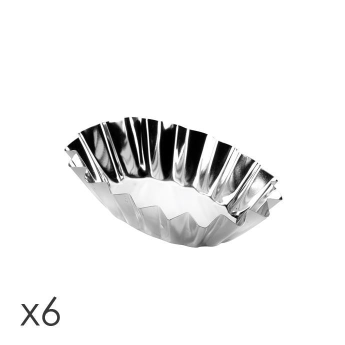 TESCOMA Set 6 Stampi Ovali Per Tartellette Piccole - 631522