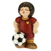 THUN Bimbo Calciatore Rosso Giallo Piccolo In Ceramica