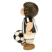 THUN Bimbo Calciatore Bianco Nero Piccolo In Ceramica