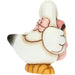 THUN Cicogna Nascita Con Bimba In Ceramica