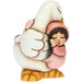 THUN Cicogna Nascita Con Bimba In Ceramica