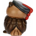 THUN Gufo Lucky Laurea In Ceramica Piccolo