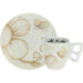 THUN Set 2 Tazzine Con Zuccheriera Elegance In Porcellana