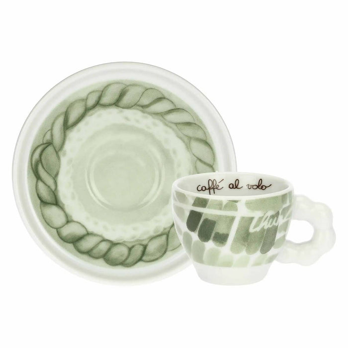 THUN Set 6 Tazzine Espresso In Porcellana Abbracciami - P5047A91