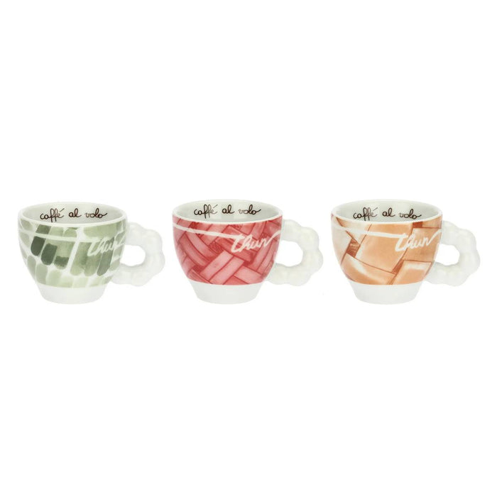 THUN Set 6 Tazzine Espresso In Porcellana Abbracciami - P5047A91