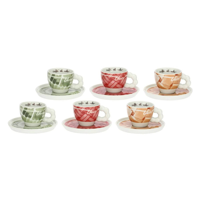 THUN Set 6 Tazzine Espresso In Porcellana Abbracciami - P5047A91