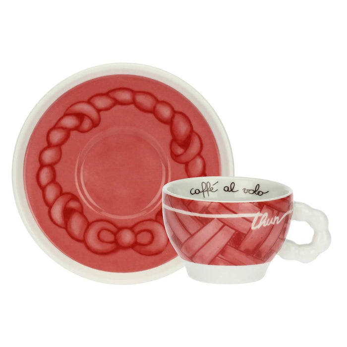 THUN Set 2 Tazze Medie In Porcellana Abbracciami - P5051A91