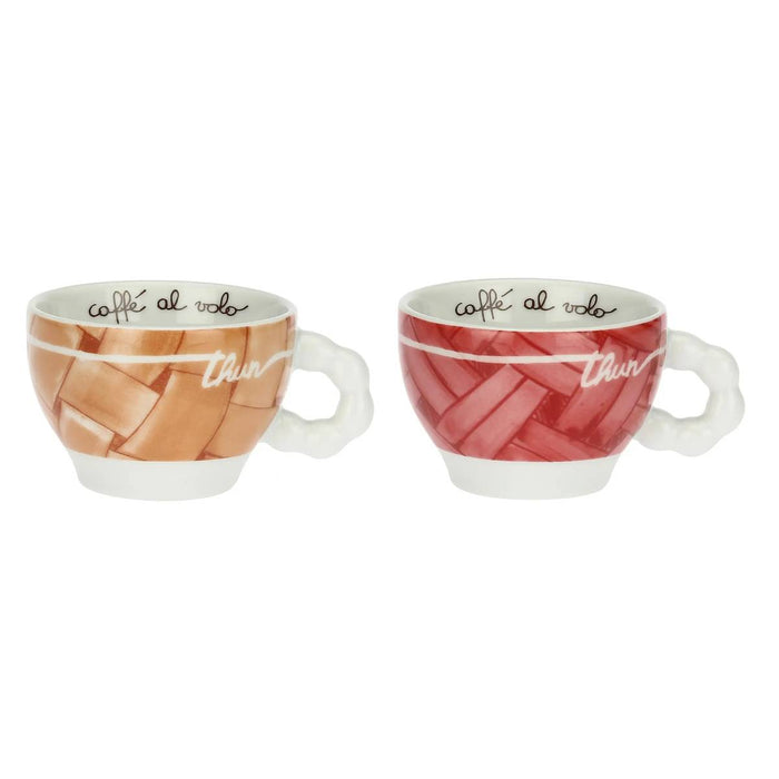 THUN Set 2 Tazze Medie In Porcellana Abbracciami - P5051A91