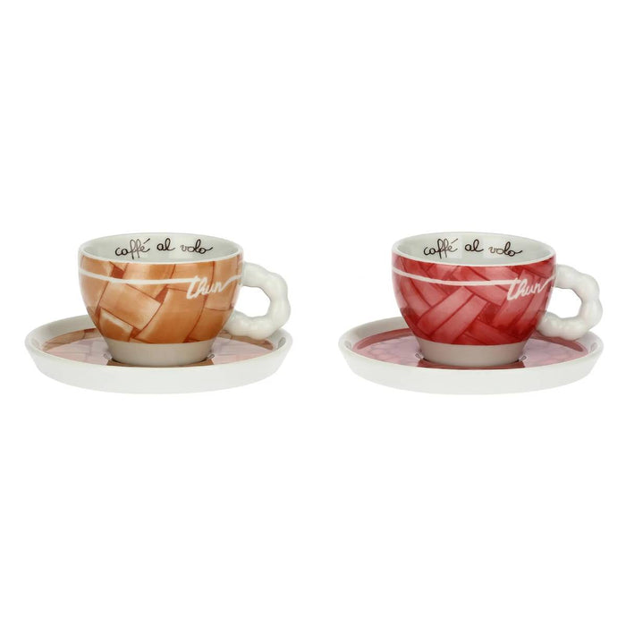 THUN Set 2 Tazze Medie In Porcellana Abbracciami - P5051A91