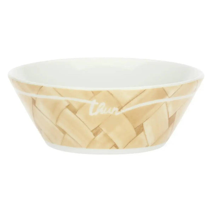 THUN Set Piatto Con Ciotole Aperitivo In Porcellana Abbracciami - P5075P00