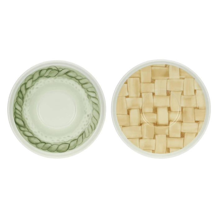 THUN Set 2 Tazze Colazione Con Piattino In Porcellana Abbracciami - P5125A91