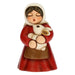 THUN Donna Con Coniglio Presepe Classico In Rosso