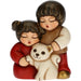 THUN Bimbi Con Gatto Presepe Classico In Rosso