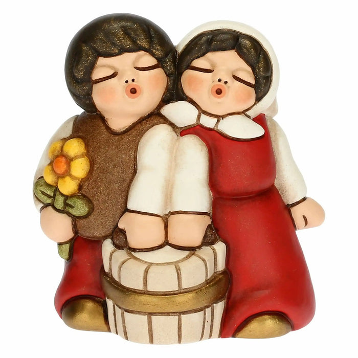 THUN Bimbi Con Latte Presepe Classico In Rosso