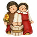 THUN Bimbi Con Latte Presepe Classico In Rosso