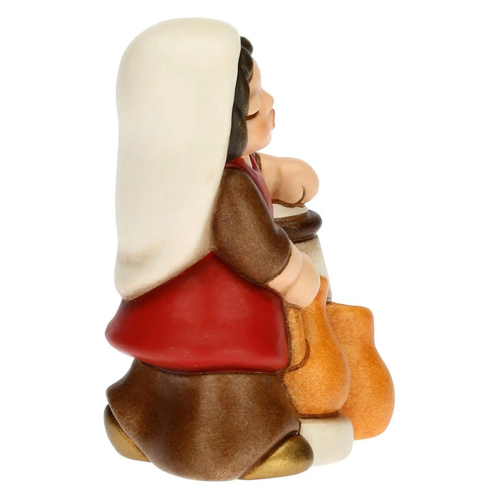THUN Donna Alla Fontana Presepe Classico In Rosso