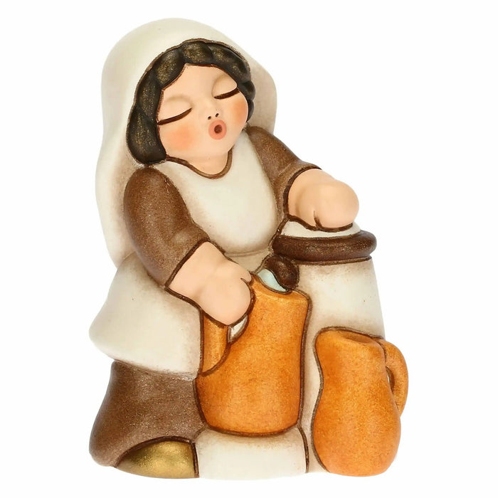 THUN Donna Alla Fontana Presepe Classico In Bianco