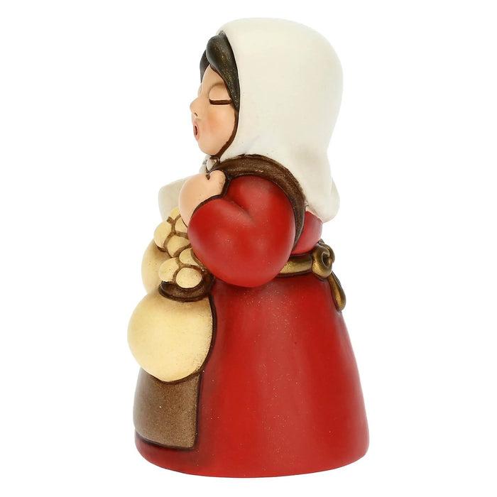 THUN Donna Con Formaggi In Rosso Presepe Classico