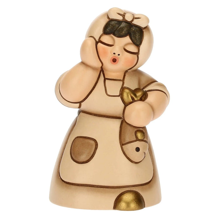 THUN Donna Con Pesce In Bianco Presepe Classico