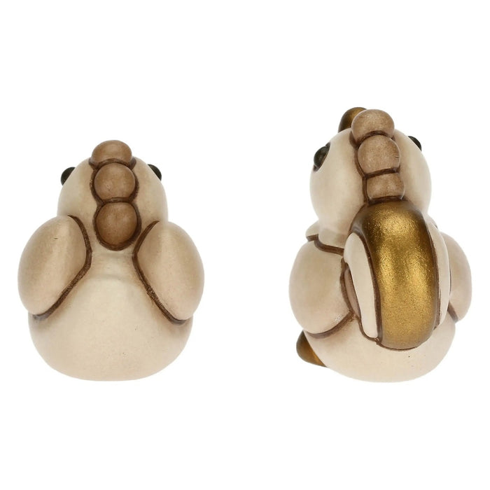 THUN Set Gallo E Gallina Presepe Classico In Ceramica