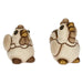 THUN Set Gallo E Gallina Presepe Classico In Ceramica