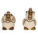 THUN Set Gallo E Gallina Presepe Classico In Ceramica