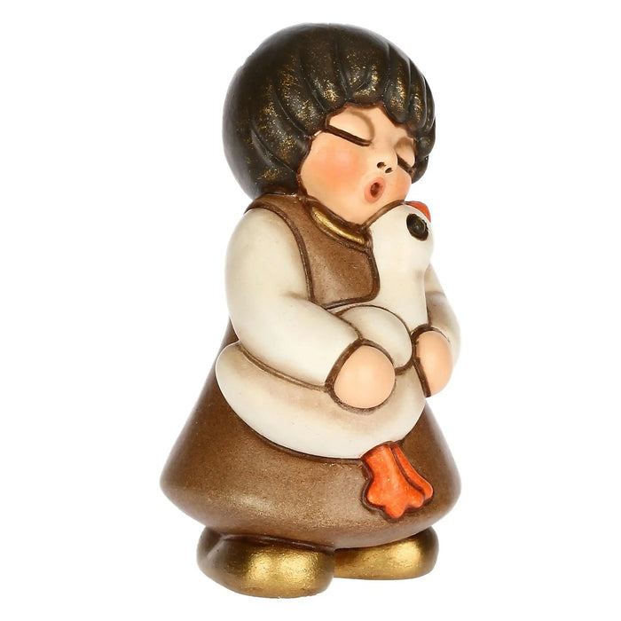 THUN Bimba Con Oca Presepe Classico In Bianco