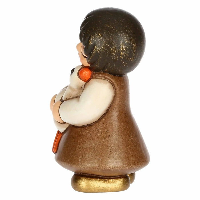 THUN Bimba Con Oca Presepe Classico In Bianco
