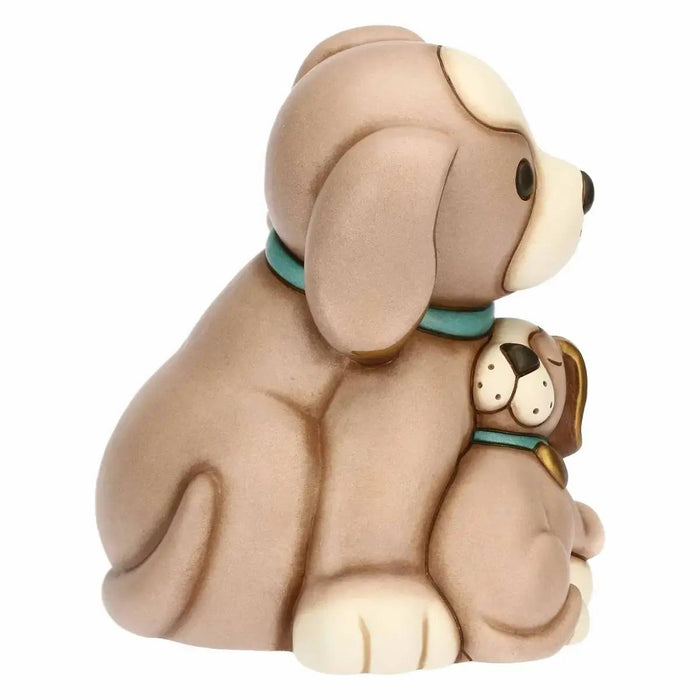 THUN Coppia Cani Todo Papà E Cucciolo In Ceramica - T10030277H90