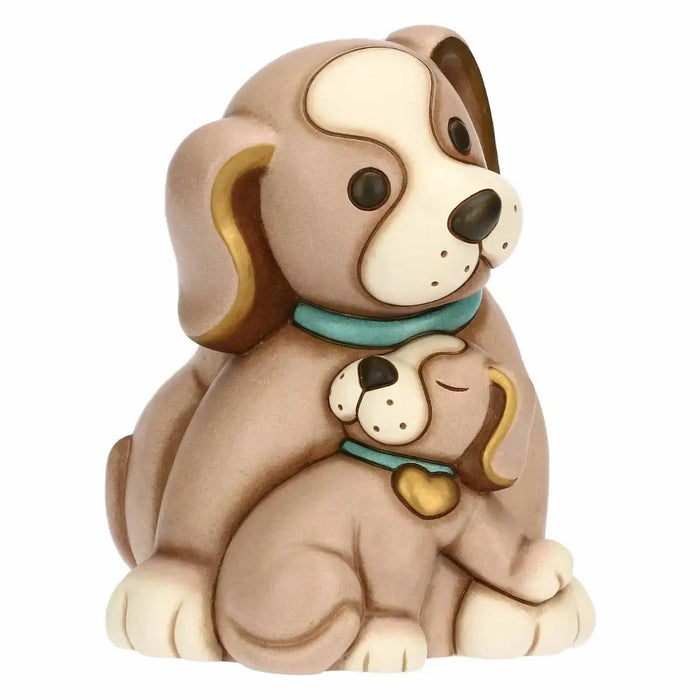 THUN Coppia Cani Todo Papà E Cucciolo In Ceramica - T10030277H90
