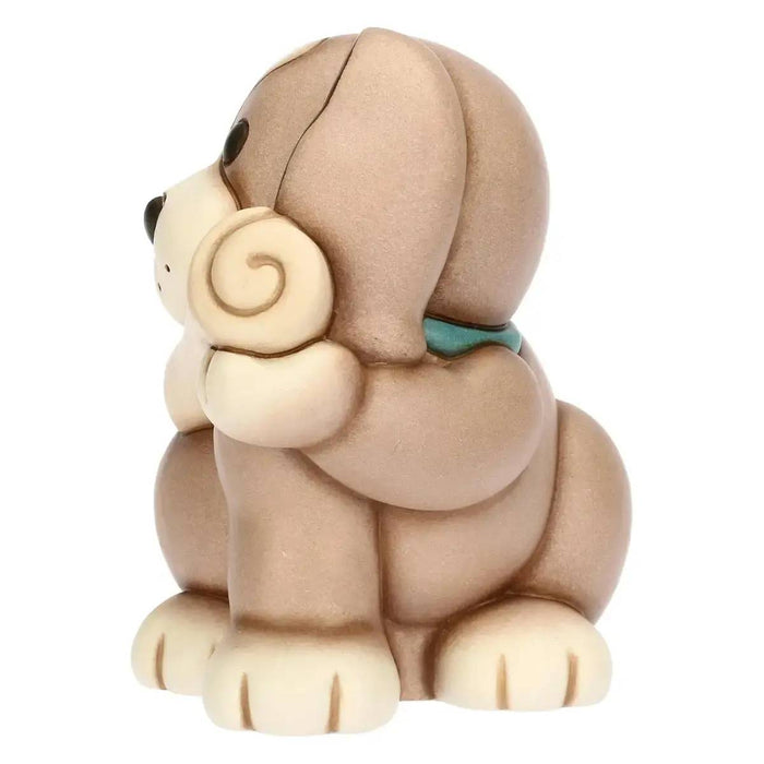 THUN Cane Todo Con Giornale In Ceramica Grande - T10031276H90