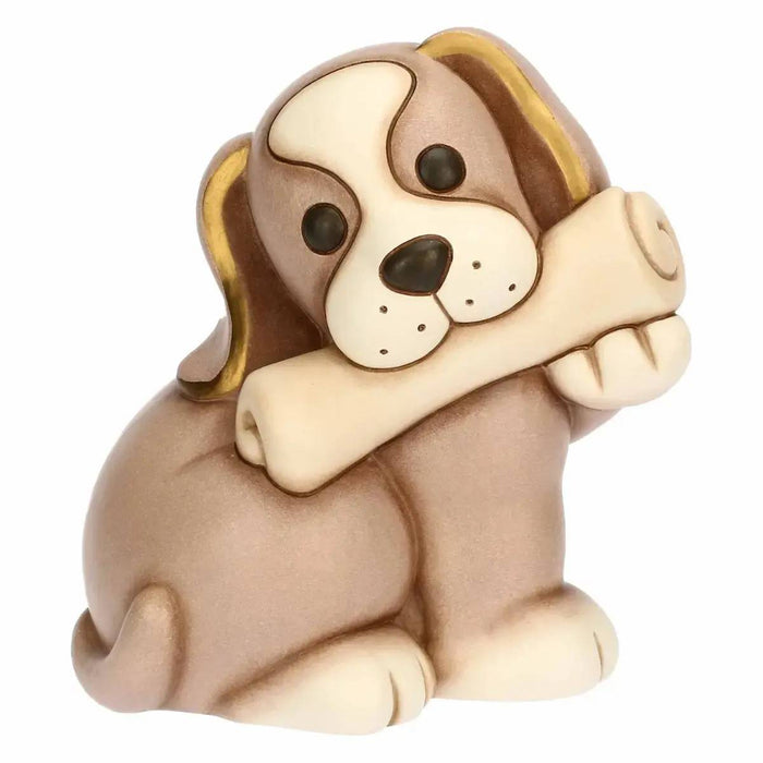 THUN Cane Todo Con Giornale In Ceramica Grande - T10031276H90