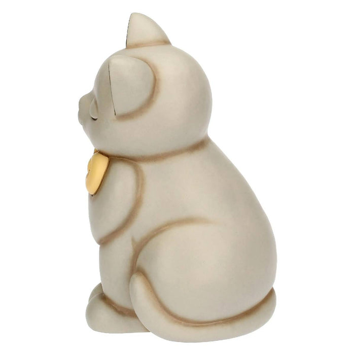THUN Gatto Momi Con Fiocco In Ceramica Grande - T10035276H90