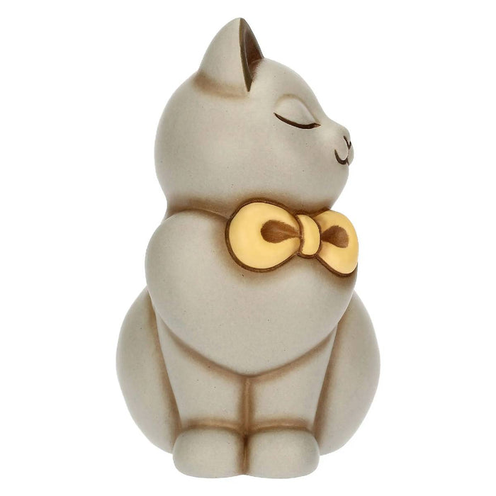 THUN Gatto Momi Con Fiocco In Ceramica Medio - T10036274H90