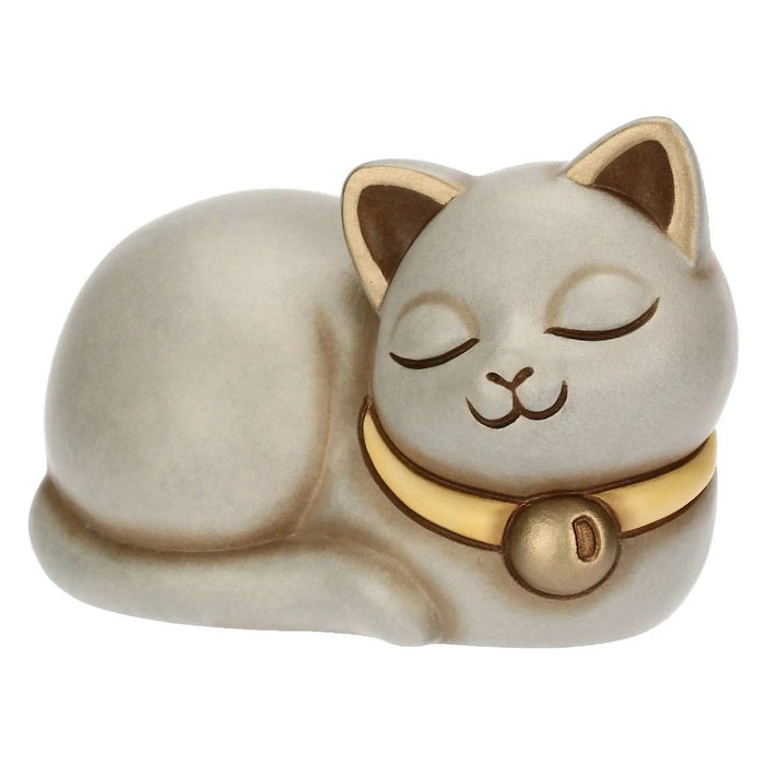 THUN Gatto Momi Con Campanellino In Ceramica Piccolo - T10037273H90