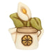 THUN Mini Annaffiatoio In Ceramica Con Calla