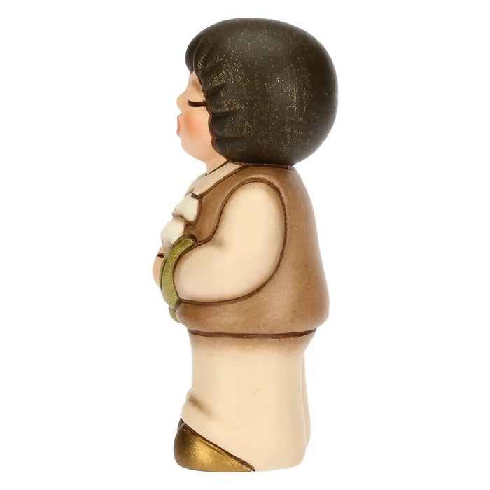 THUN Bimbo In Ceramica Con Giglio