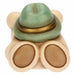 THUN Mini Teddy In Ceramica Con Cappello Lui