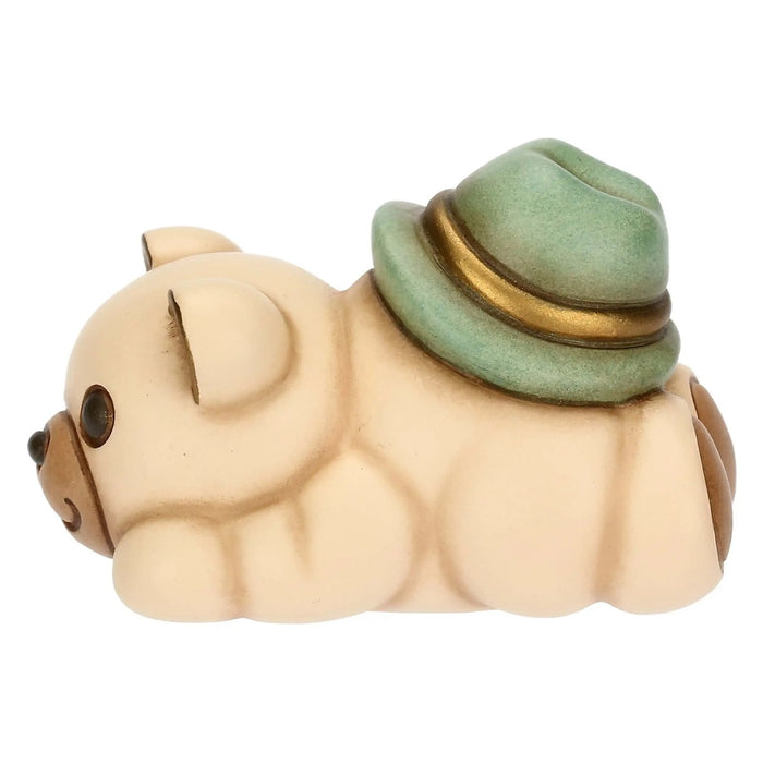 THUN Mini Teddy In Ceramica Con Cappello Lui