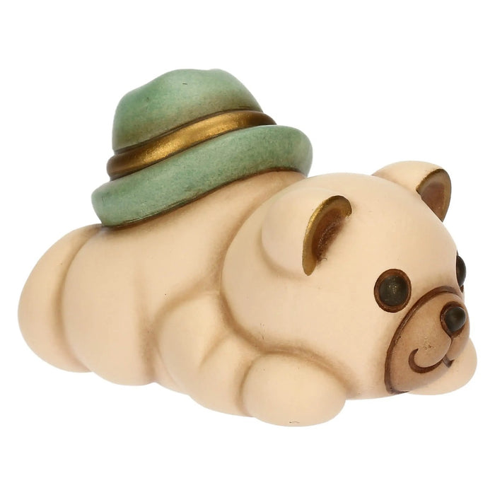 THUN Mini Teddy In Ceramica Con Cappello Lui