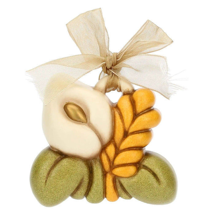 THUN Mini Formella Con Calla E Spiga In Ceramica