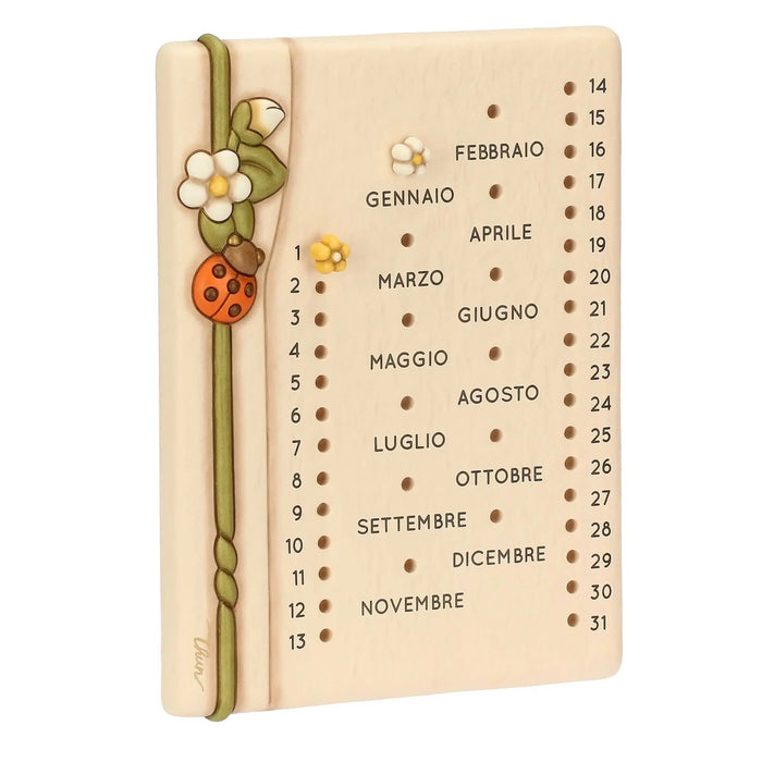 THUN Calendario Da Muro In Ceramica Country Bloom